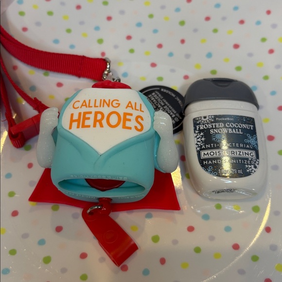 Bath & Body Works Hero-Themed Sanitizer Holder with Sanitizer. - Picture 2 of 5